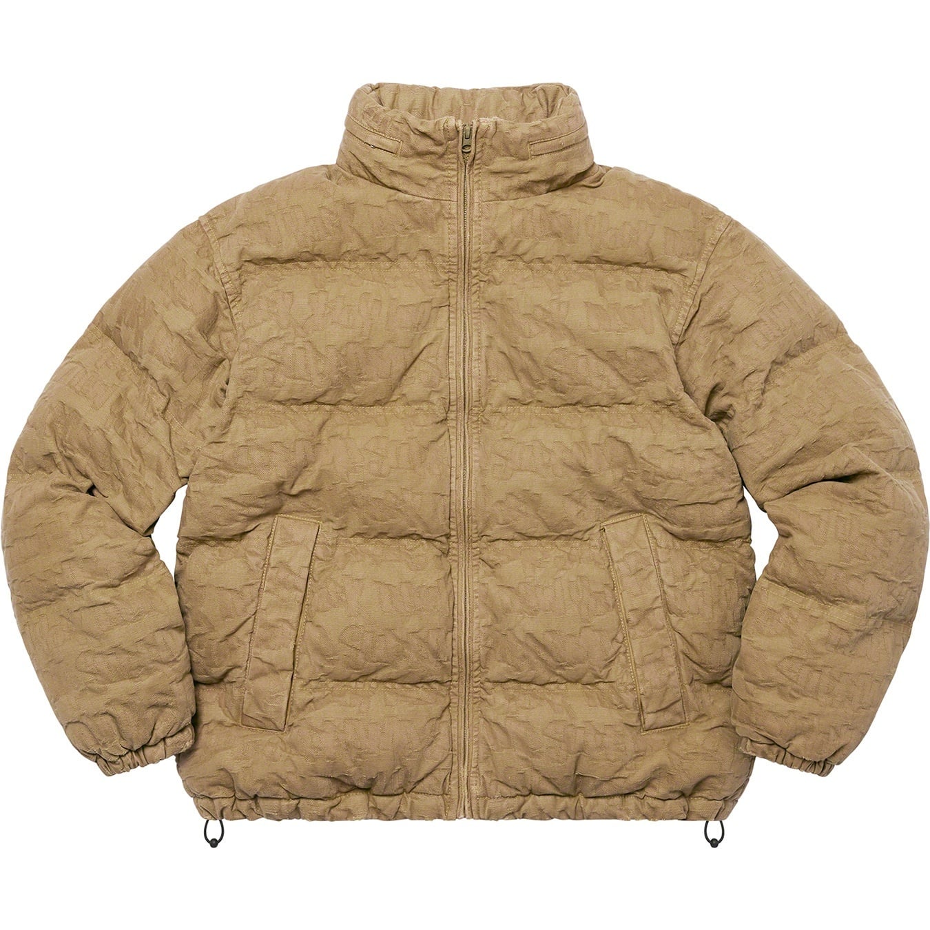 Fat Tip Jacquard Denim Puffer Jacket view 5